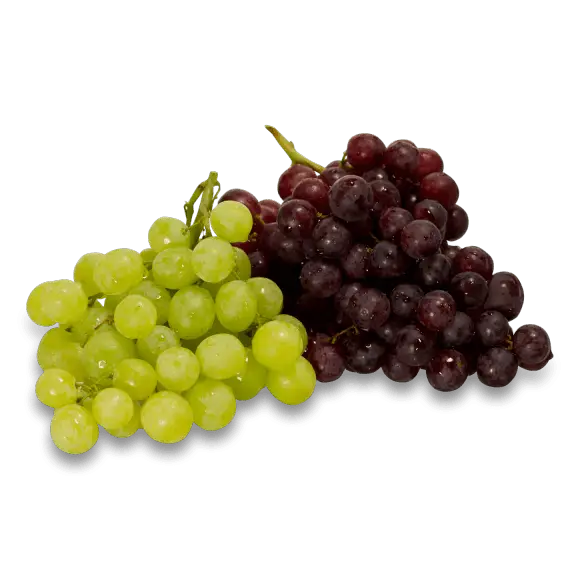 Fresh Red and Green Grapes