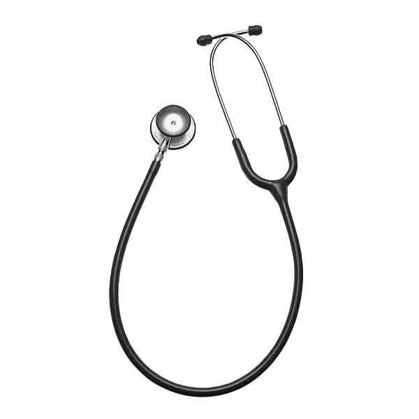 Black Stethoscope for Medical Use