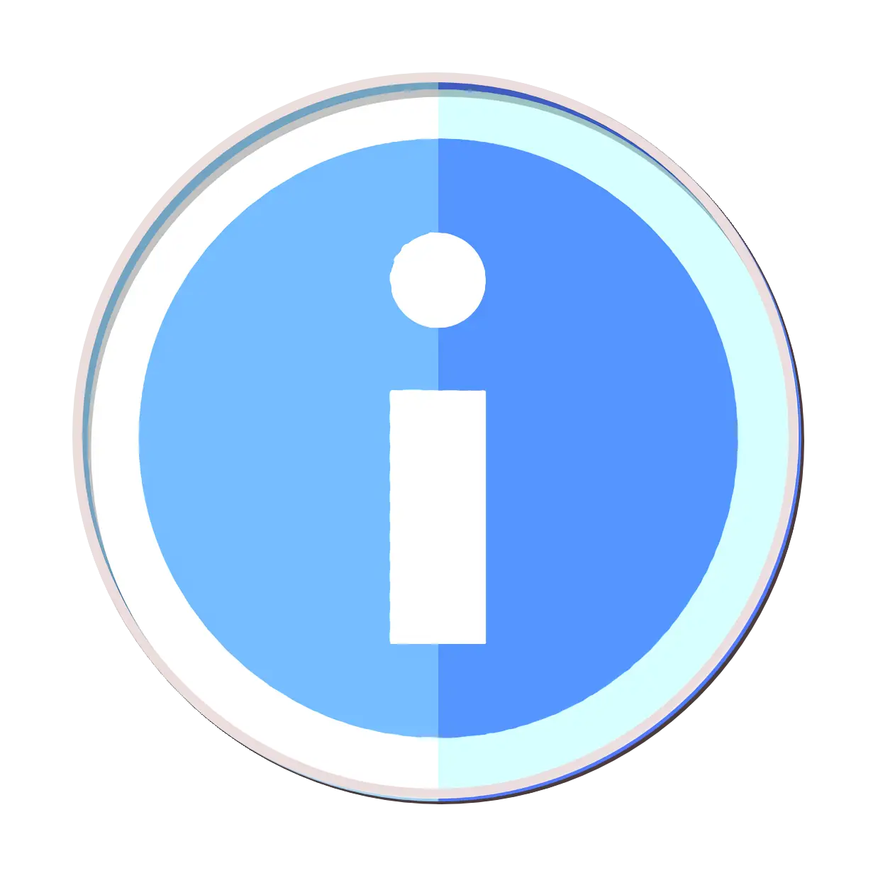 Blue Information Icon Symbol