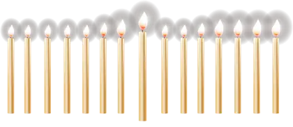 Row of Candles