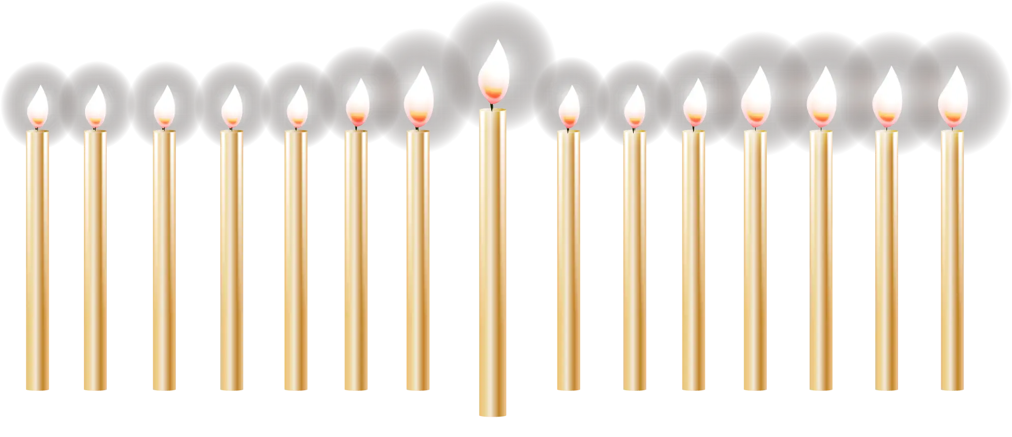 Row of Candles