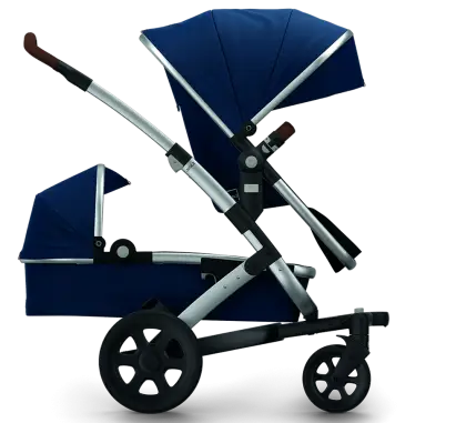 Blue Double Baby Stroller