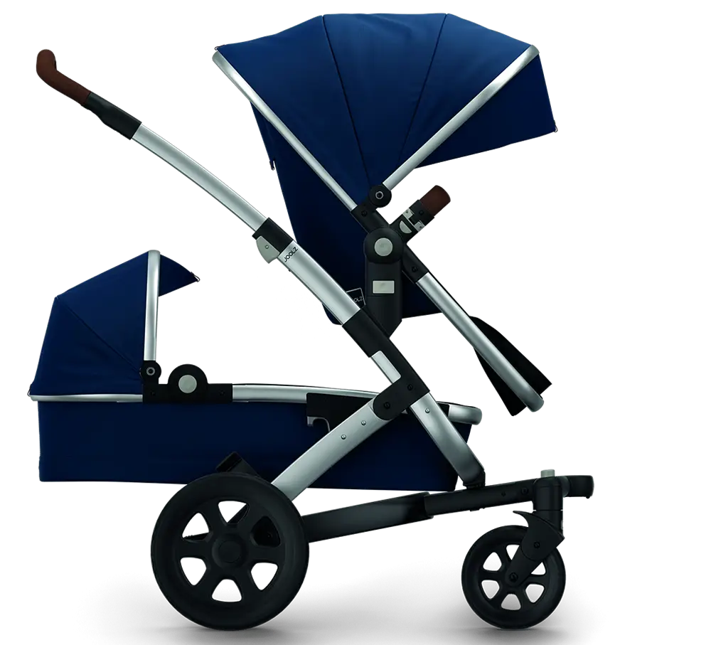 Blue Double Baby Stroller