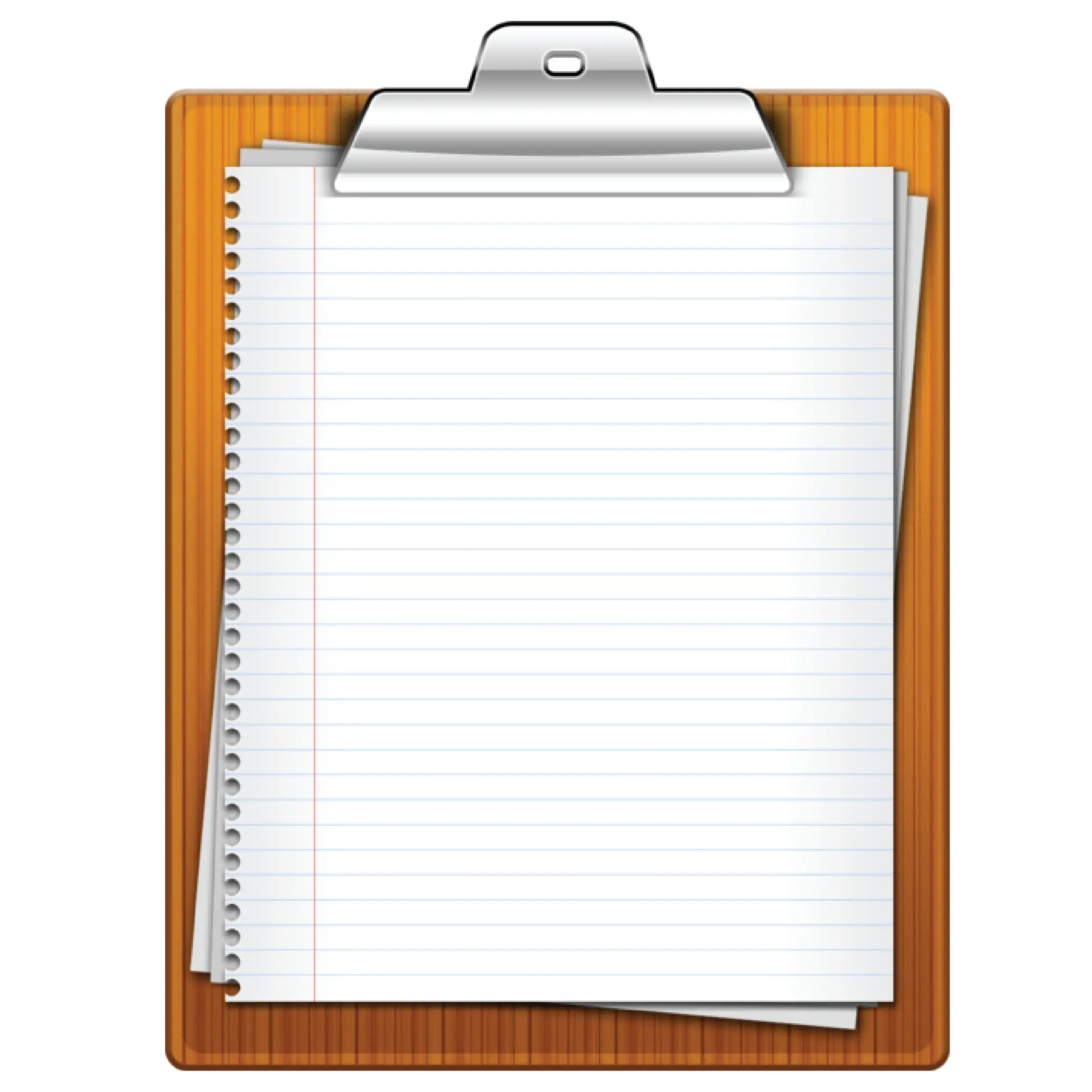 Clipboard with Notepad Illustration