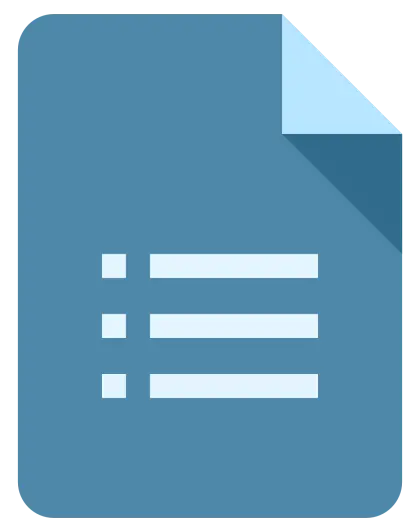 Simple Document Icon Illustration