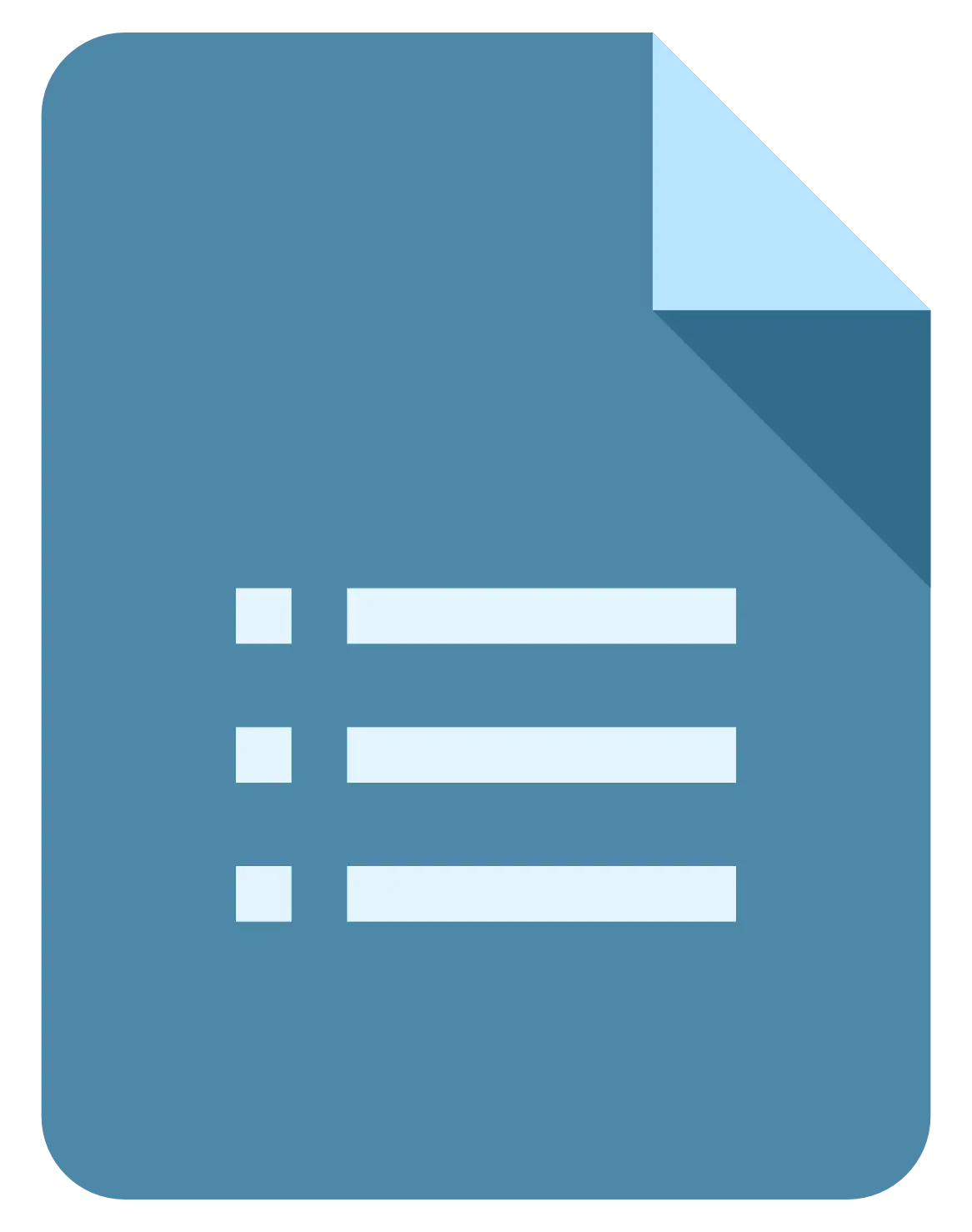 Simple Document Icon Illustration