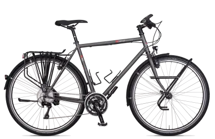 Touring Bicycle with Pannier Rack