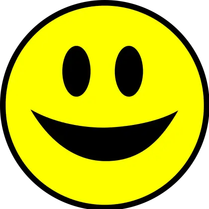 Yellow Smiley Face Emoji Illustration