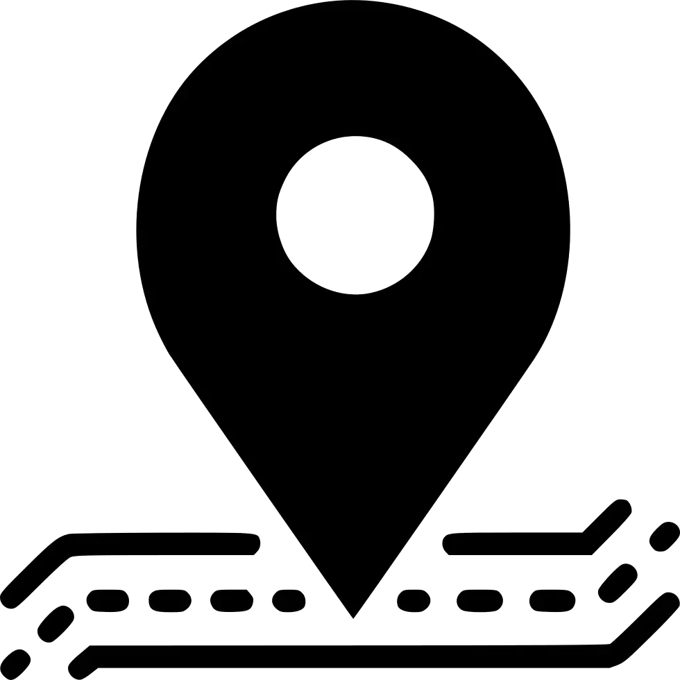 Minimalist Location Pin Icon Design