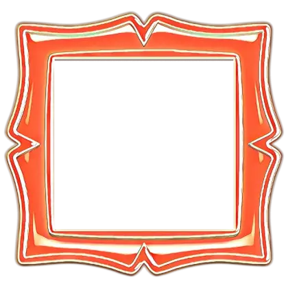 Bright Ornamental Decorative Frame
