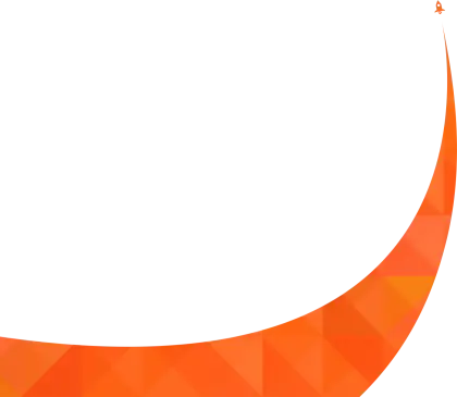 Abstract Orange Curve Graphic Design Illustration