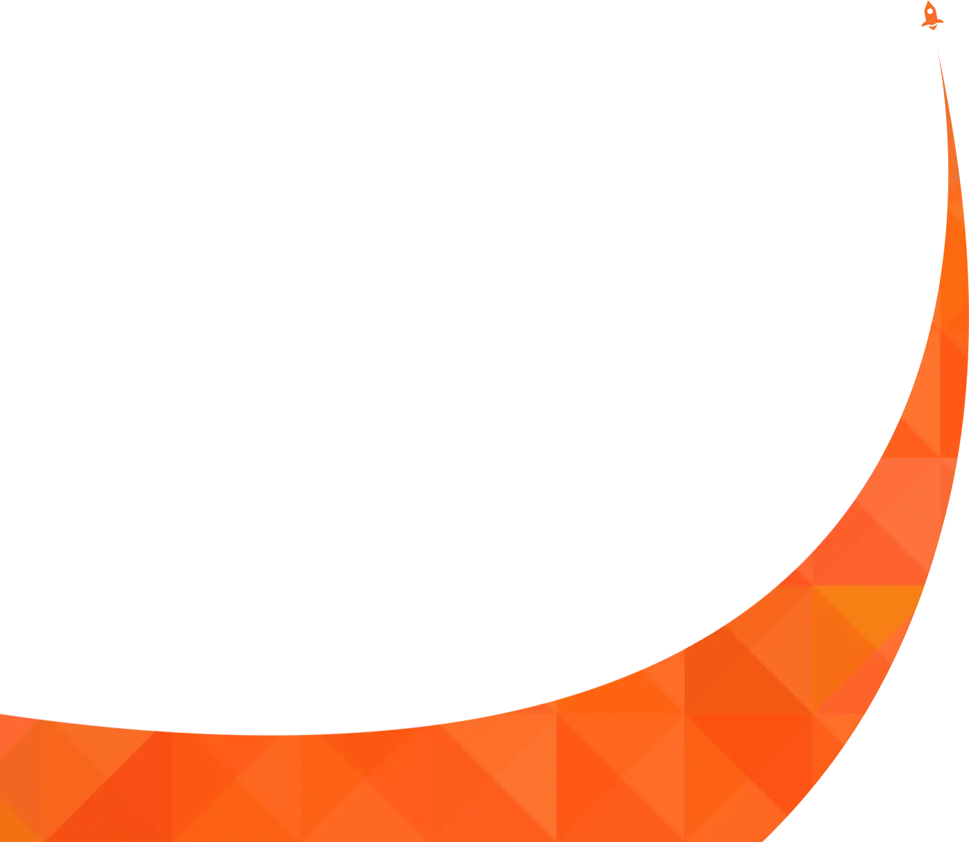 Abstract Orange Curve Graphic Design Illustration