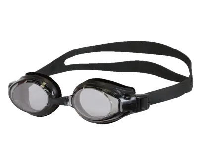 Black Swimming Goggles with Straps