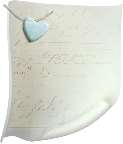 Love Letter with Heart Pendant