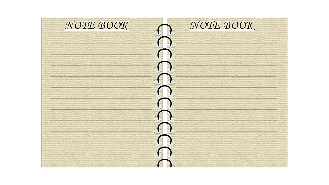 Spiral Notebook with Lined Pages