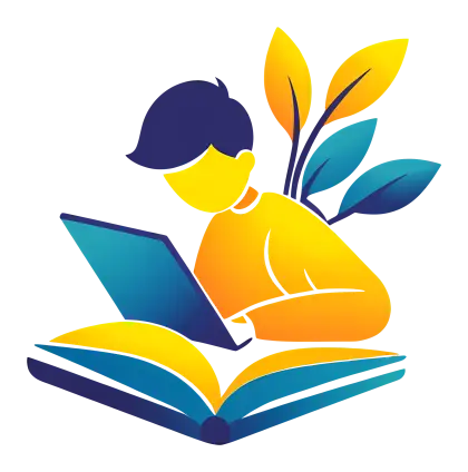 Person Studying with Laptop