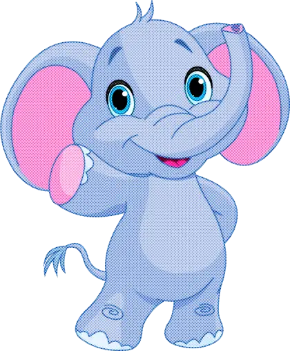 Cute Cartoon Elephant