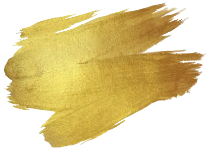 Gold Paint Brush Stroke