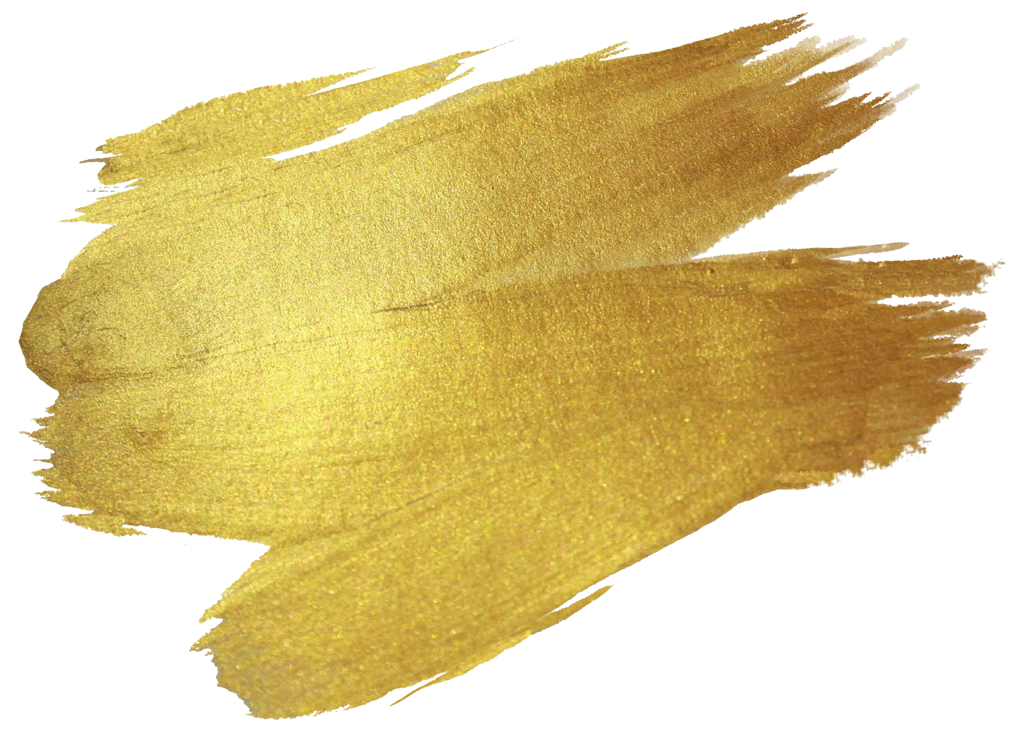 Gold Paint Brush Stroke