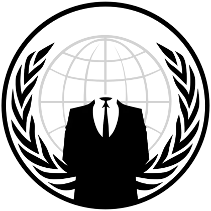 Anonymous Logo Design with Global Emblem