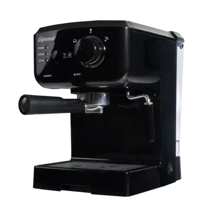 Black Espresso Machine