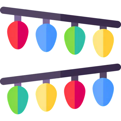 Colorful String Lights for Festive Decoration