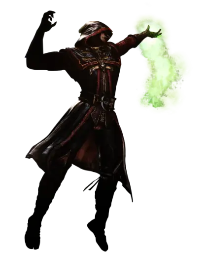 Dark Mage Casting Spell