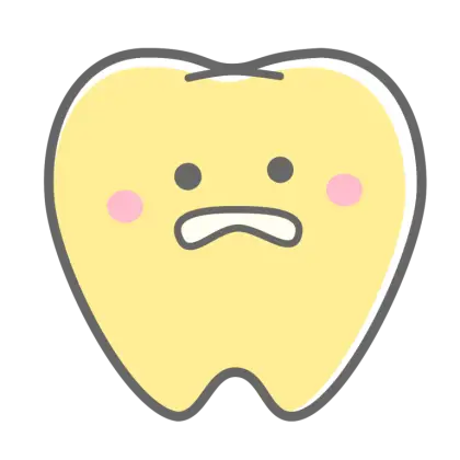 Sad Tooth Cartoon
