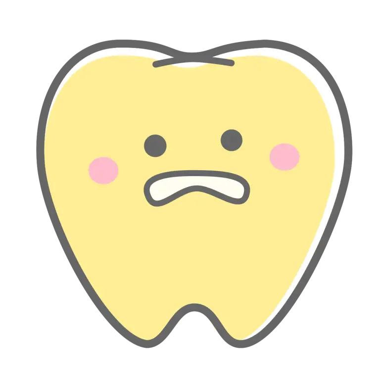 Sad Tooth Cartoon