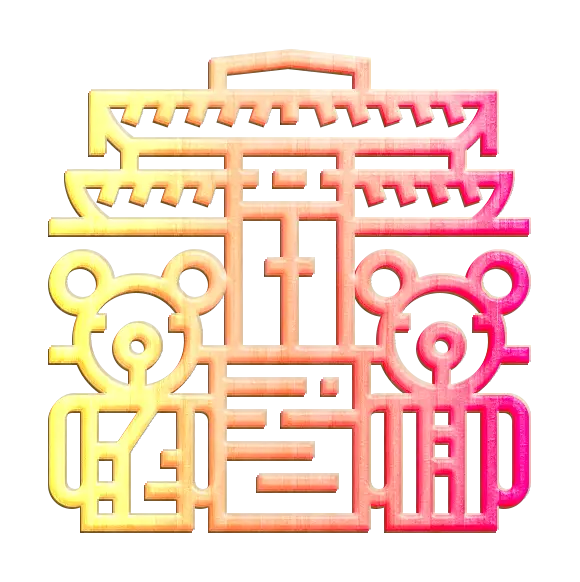 Colorful Symbolic Decorative Artwork