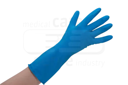 Blue Rubber Glove for Cleaning