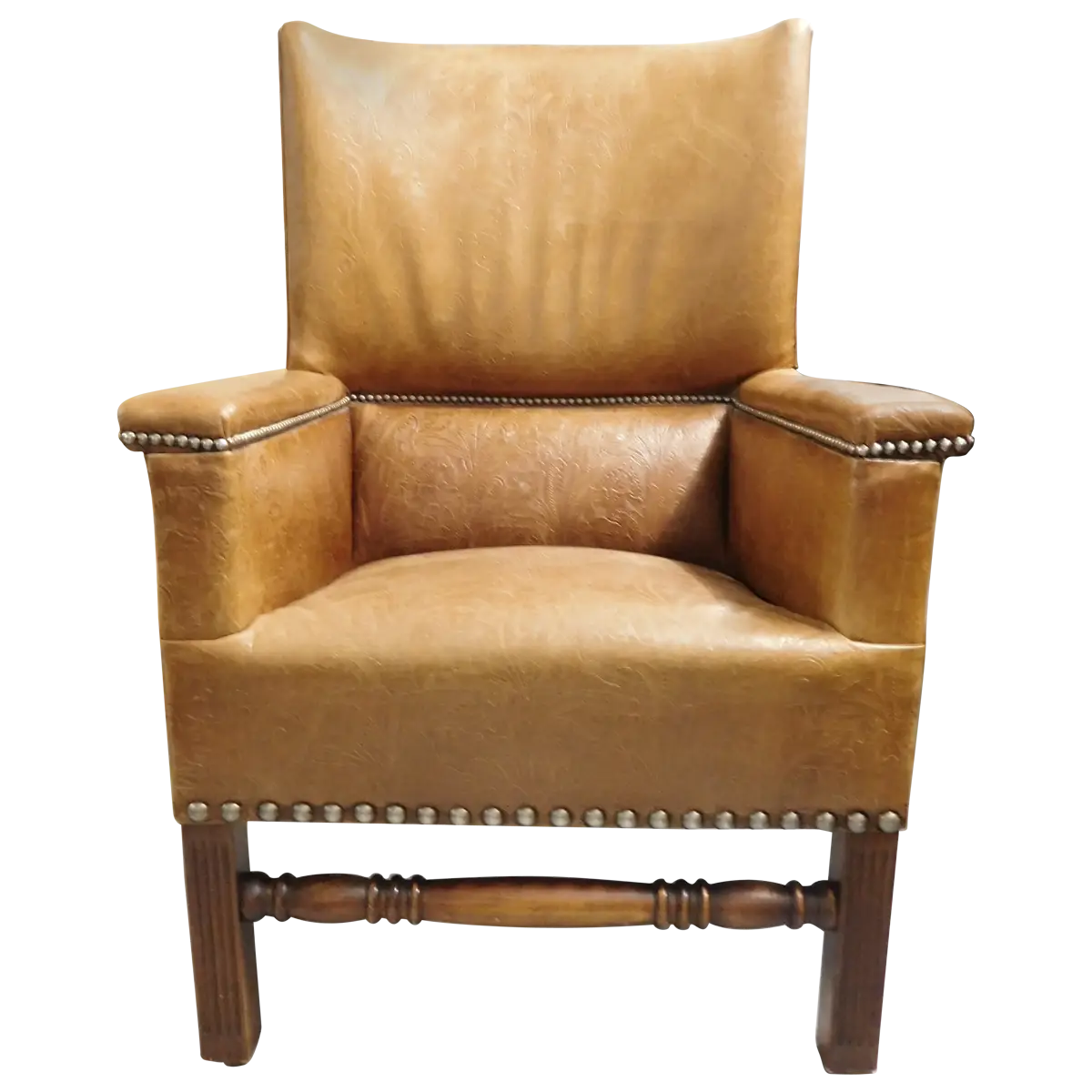 Brown Leather Armchair