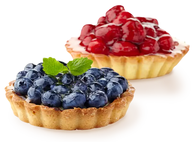 Delicious Blueberry and Strawberry Tarts