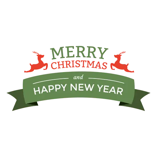 Merry Christmas and Happy New Year Festive Banner