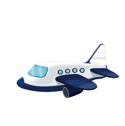 Cartoon Airplane Illustration