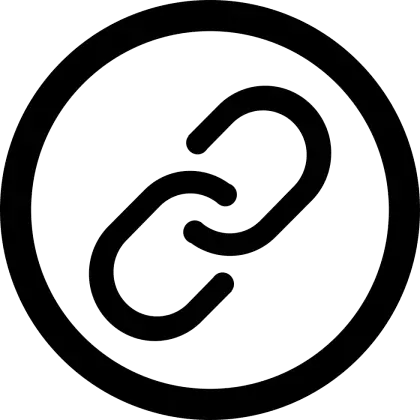 Circle Chain Link Icon Design