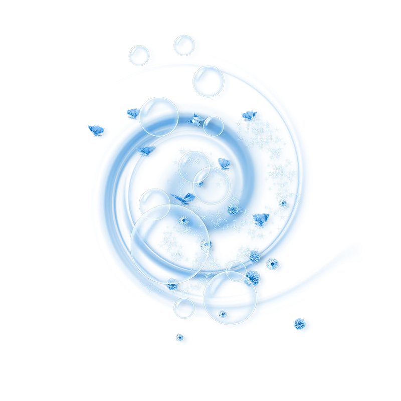 Abstract Blue Swirl Design