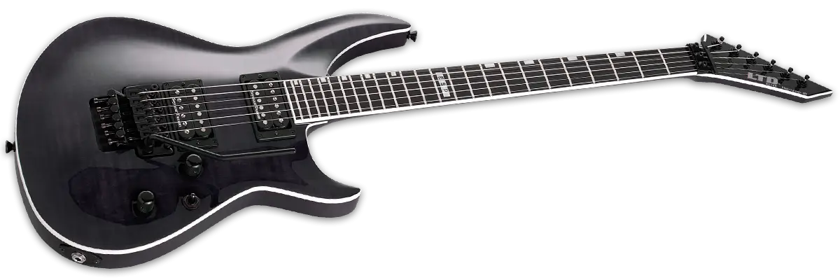 Black Electric Guitar with Sleek Design