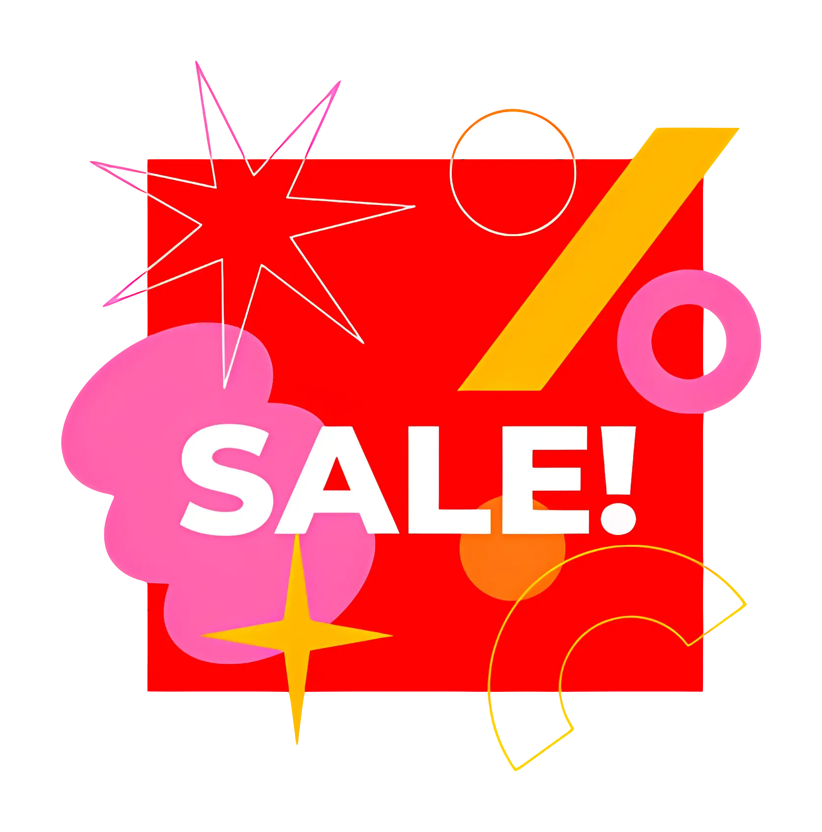 Colorful Sale Sign