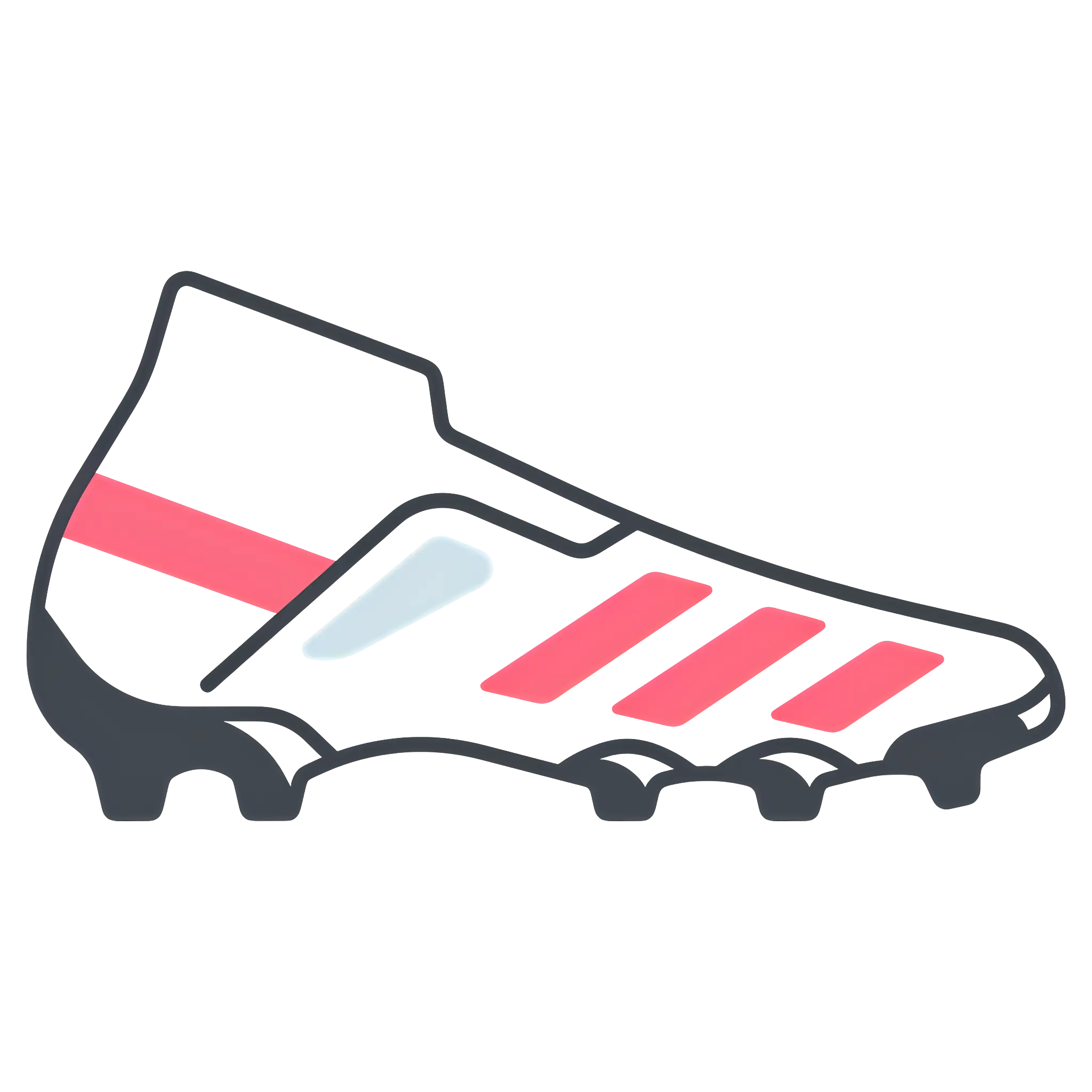 Minimal Soccer Cleats Illustration