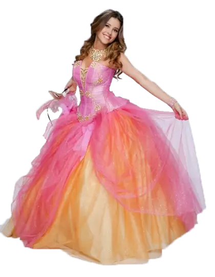 Colorful QuinceaÃ±era Dress