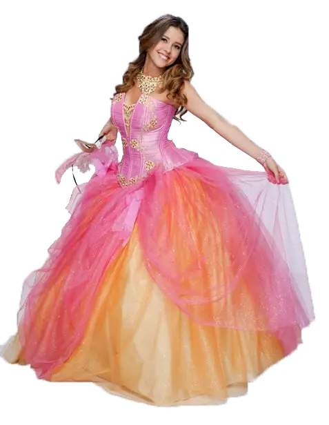 Colorful Quinceañera Dress
