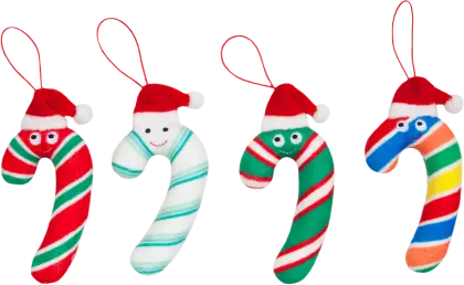 Festive Candy Cane Ornaments