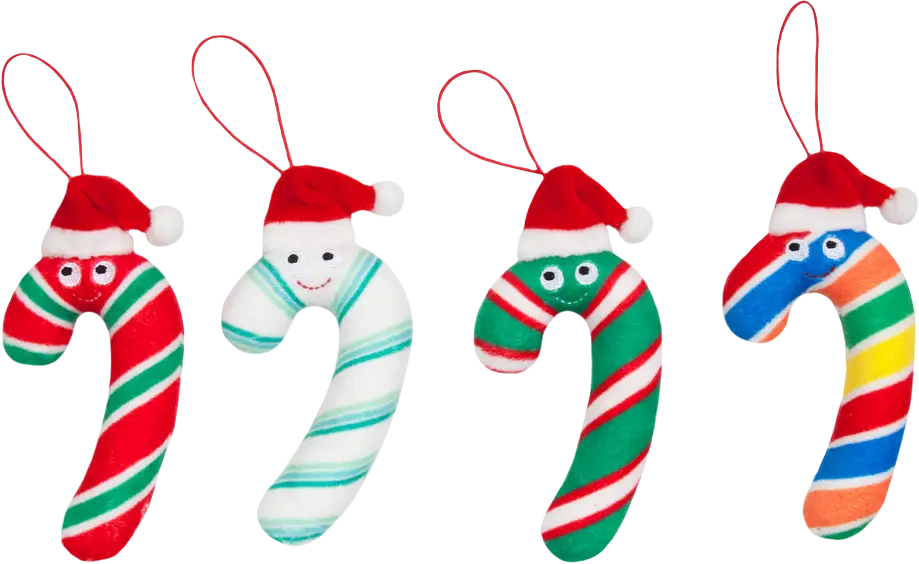 Festive Candy Cane Ornaments
