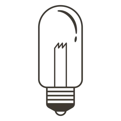 Simple Light Bulb Illustration