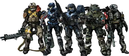Group of Armored Soldiers