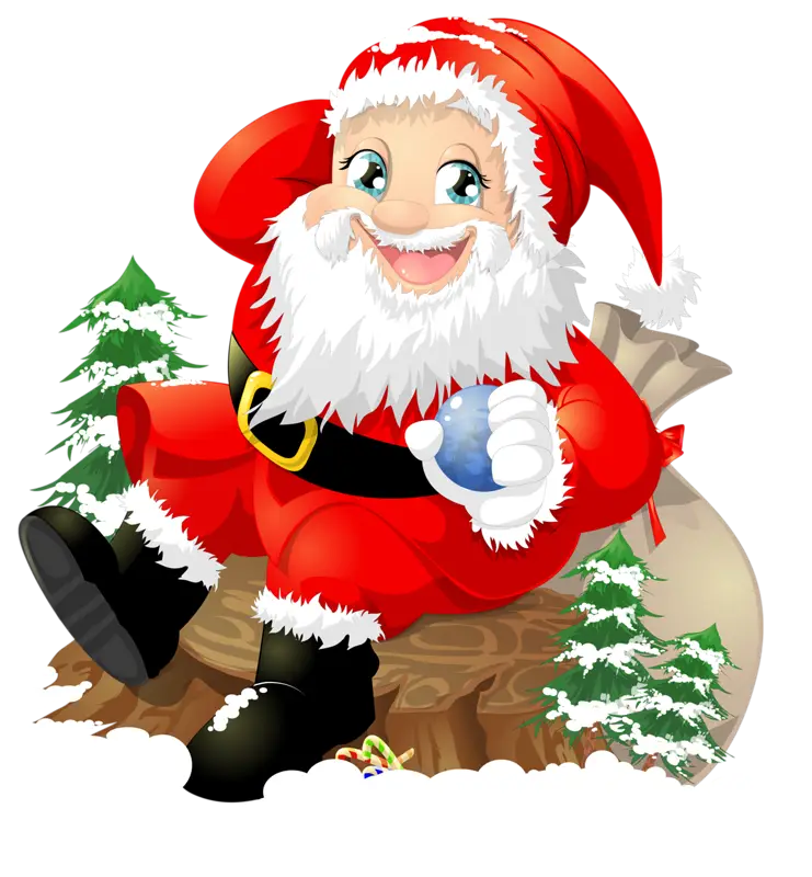 Cheerful Santa Claus