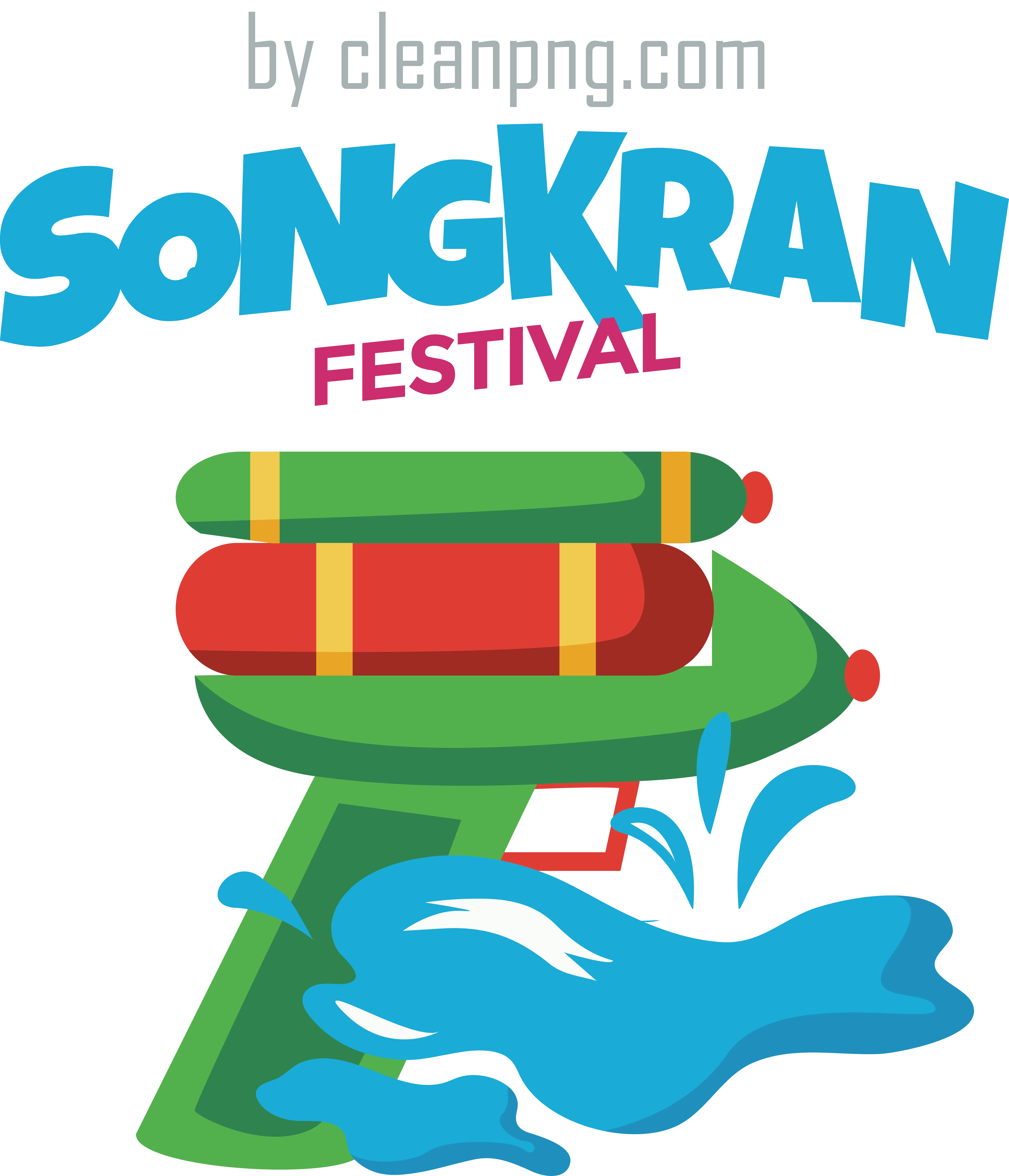 Songkran Festival with Water Gun
