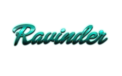 Stylized Name Text
