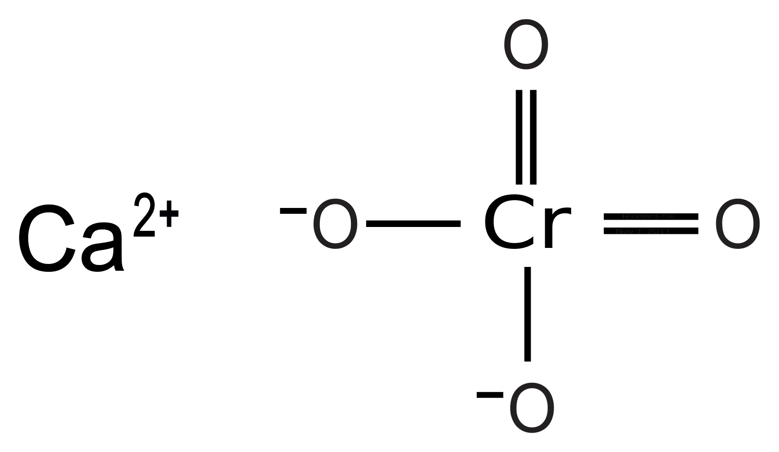 Calcium Chromate Chemical Structure